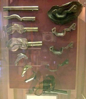 hot shaping of M1 rifle parts