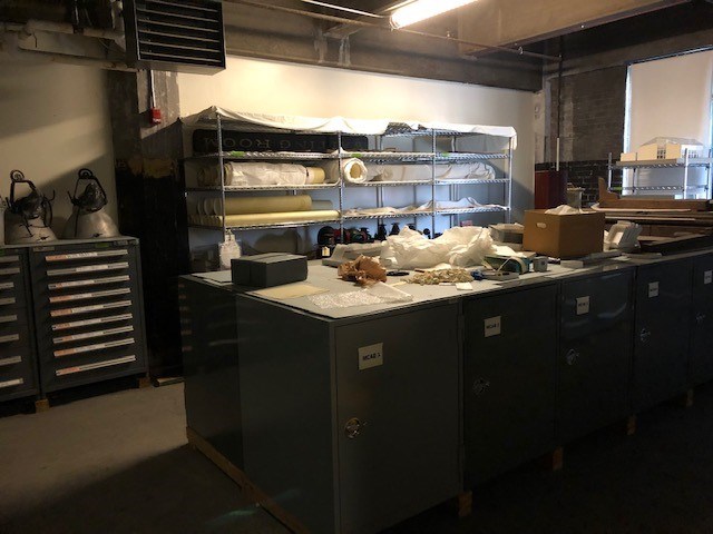 museum storage area that holds part of our collection