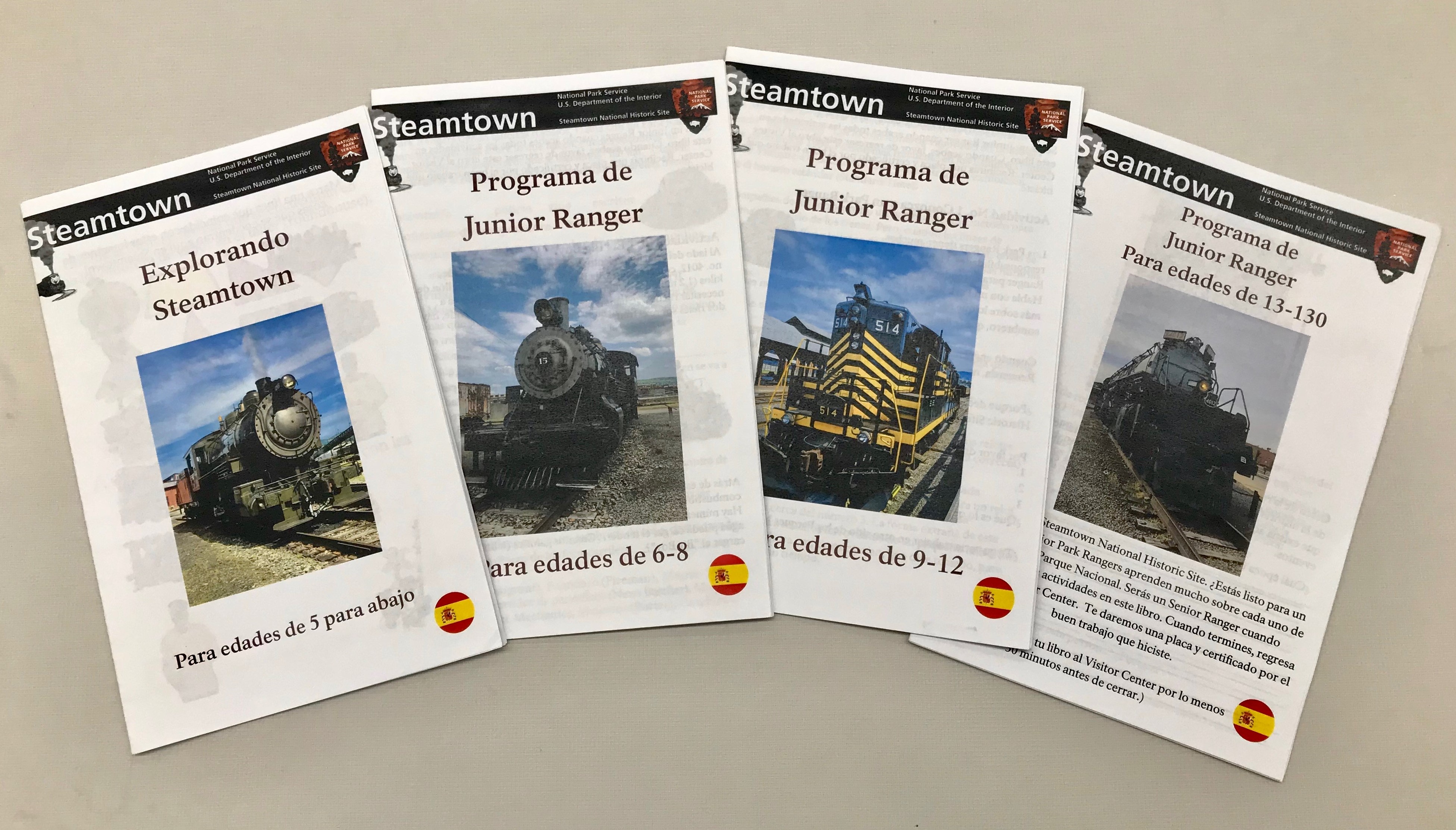 Four junior ranger programs in Spanish