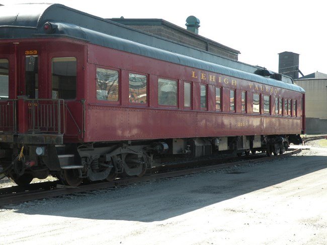 Lehigh Valley Business Car #353 in Cornell Red paint