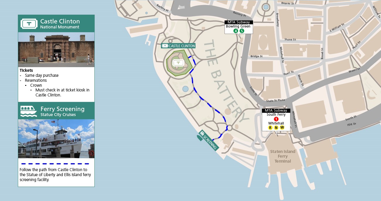 New Screening Facility at The Battery, NY Statue Of Liberty National