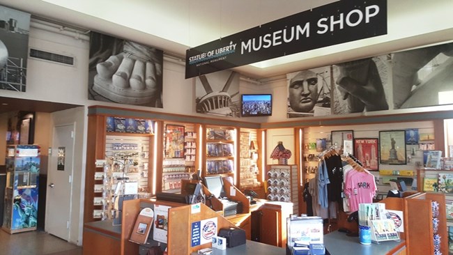 Statue of Liberty Museum Shop.