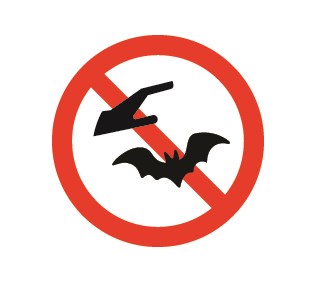 icon for do not touch bats