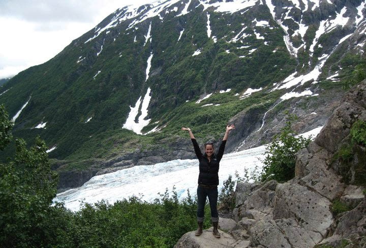 Nicole at Kenai Fjords National Park