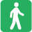 Icon of a person walking