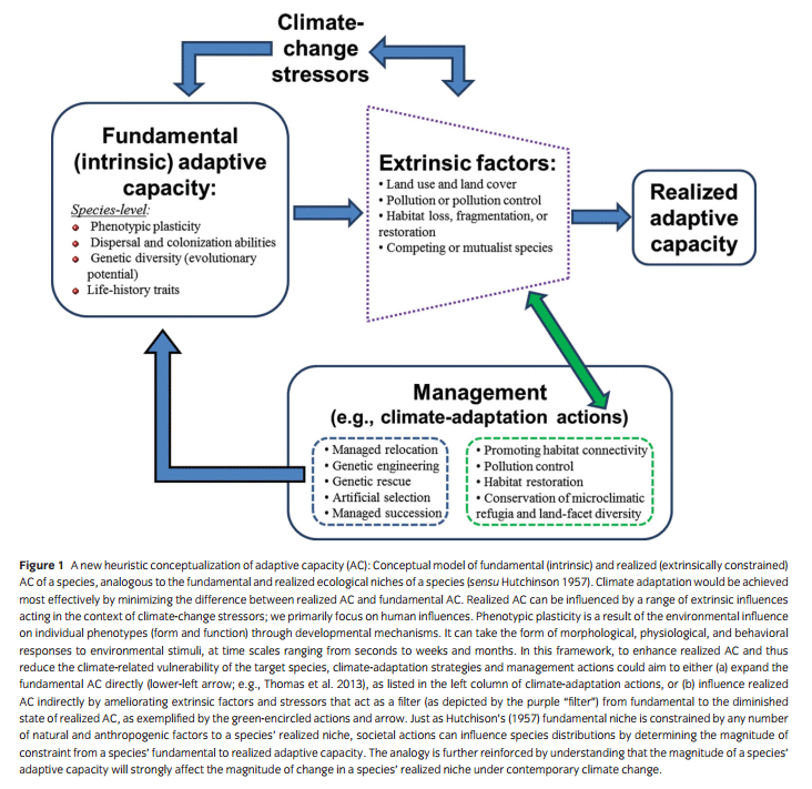 Species Climate Change Adaptive Capacity - Climate Change (U.S ...