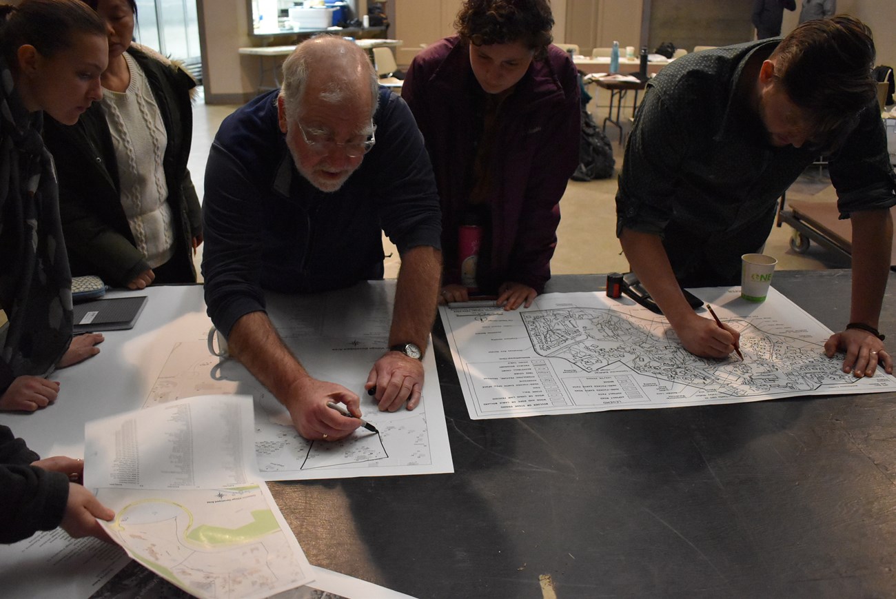 Robert Melnick during design studio at Yosemite