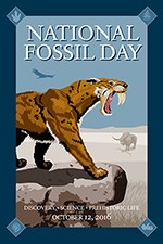 Rectangular Format National Fossil Day 2016 artwork