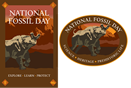 National Fossil Day "titanothere" logo