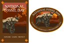 National Fossil Day "titanothere" logo