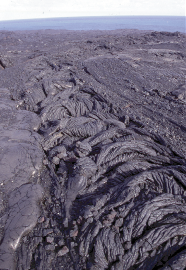 pahoehoe lava