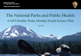 Healthy Parks Healthy People Science Plan