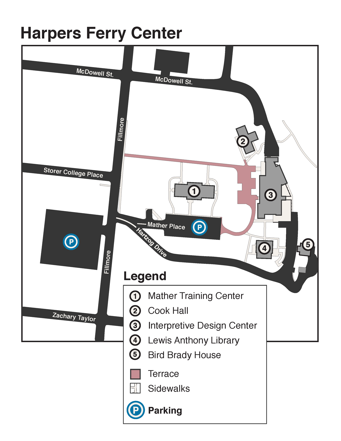 Birds eye view of HFC campus