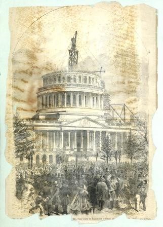 Newspaper Drawing of Capitol