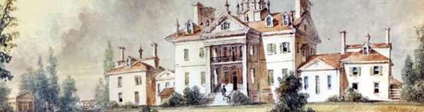 View of South Façade of Hampton, Watercolor by By Robert Carey Long, Jr.