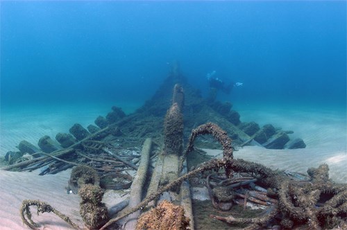 underwater remains of Australasia