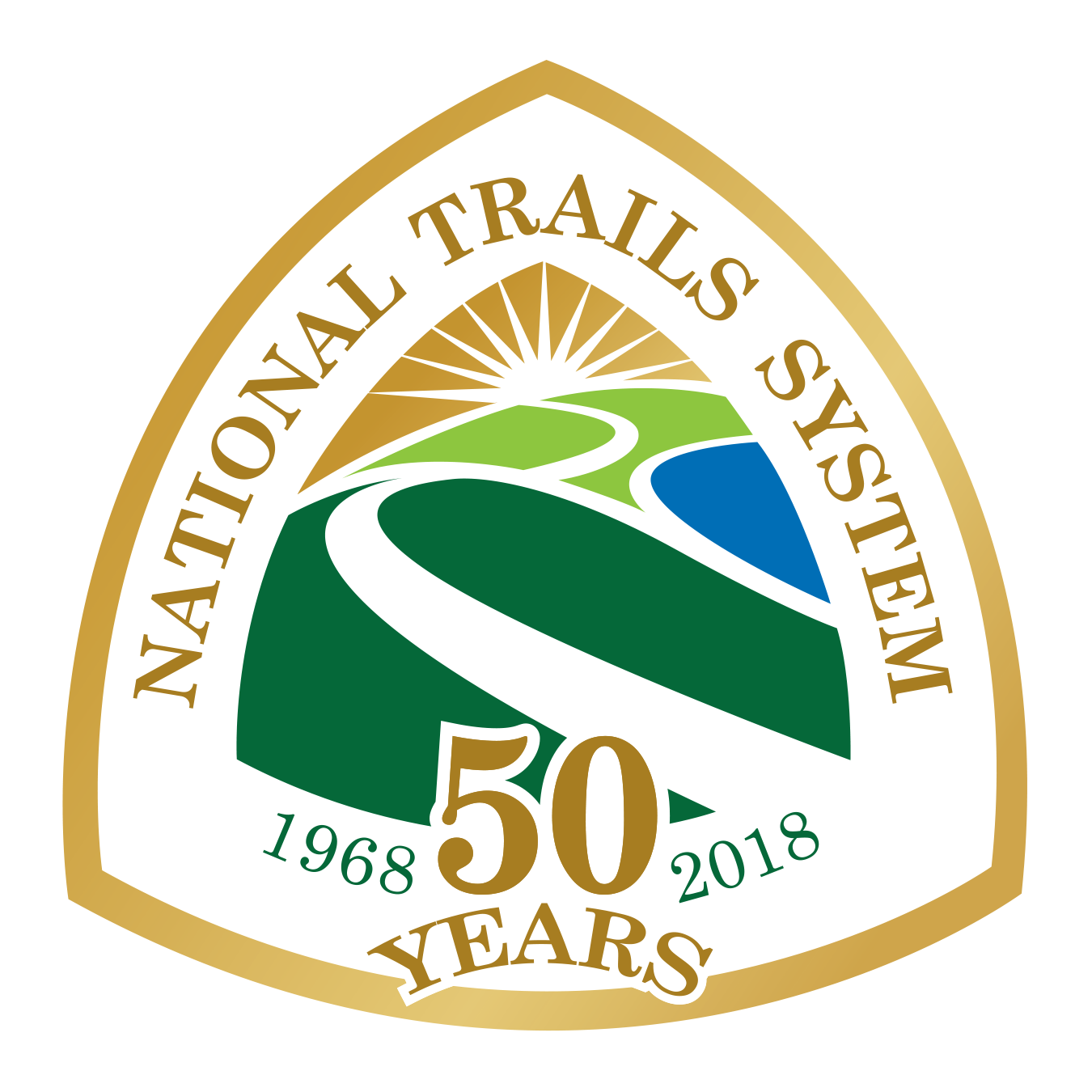 National Trails System 50th Anniversary logo