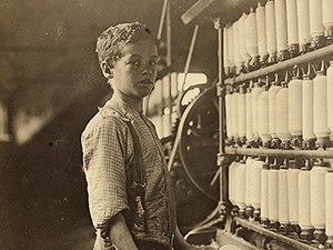 Boy in mill