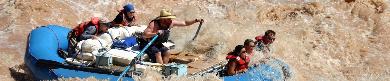 Section of cover photo for the Park Science article, New Research: Images of Rapids Can Help Measure River Flow