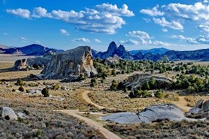 Scenic View of Elephant Rock, City of Rocks National Reserve NPS Photo Wallace Keck300x199