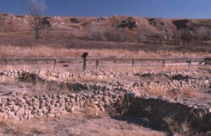 Remains of Cuartelejo in Kansas, where Pueblo peoples sometimes lived during the colonial period.