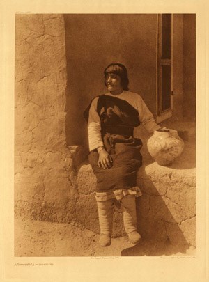 Aiyowitsa, a woman from Cochiti. c. 1925