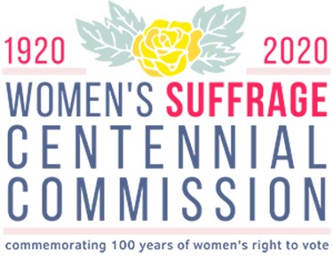 logo of the womens suffrage centennial commission