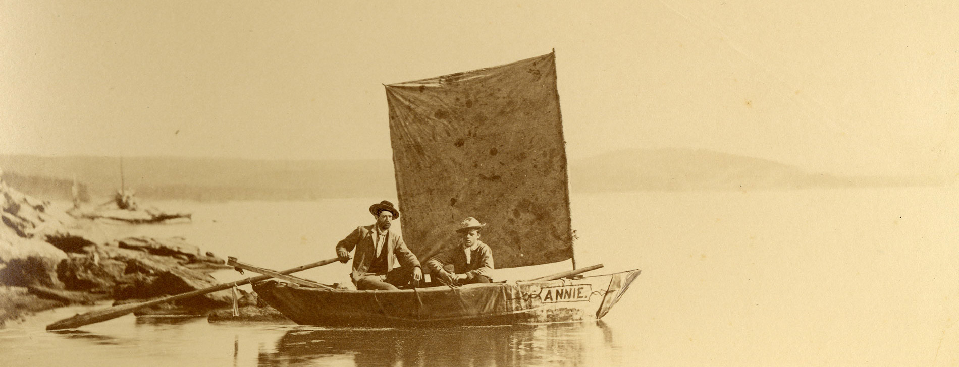 "Annie," First Boat Launched Upon Yellowstone Lake