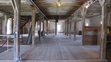 barn with repaired flooring
