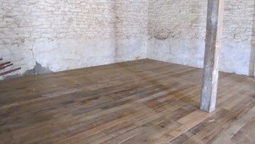 barn flooring rehab