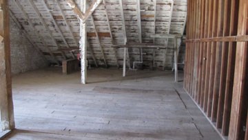 Top floor of the barn