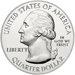 Picture of twenty-five cent U.S. coin