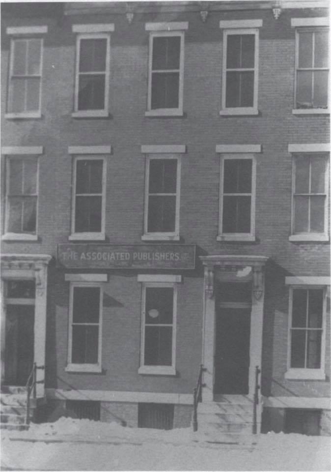 The façade of Dr. Carter G. Woodson's office-home as it appeared when he was alive