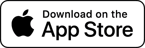 A rectangular badge with an apple logo says Download on the App Store.