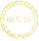 Yellow stamp with park name and a date