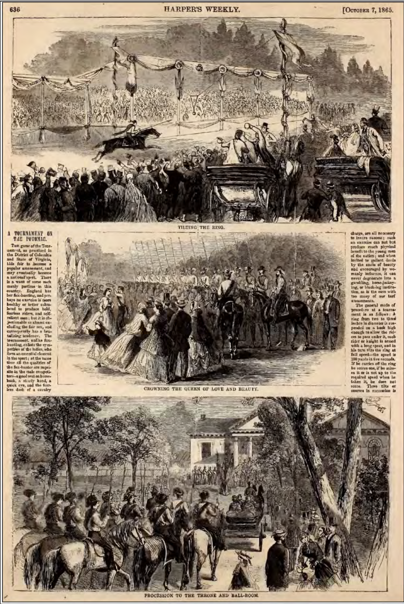 An old full page magazine print of Harper’s Weekly in black and white.