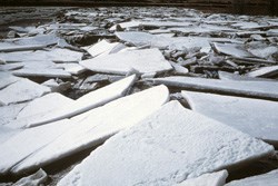 Ice on Little Missouri River