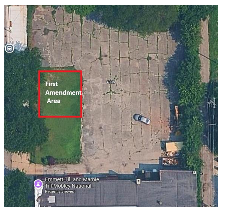 overview map of Emmett Till sites in Chicago
