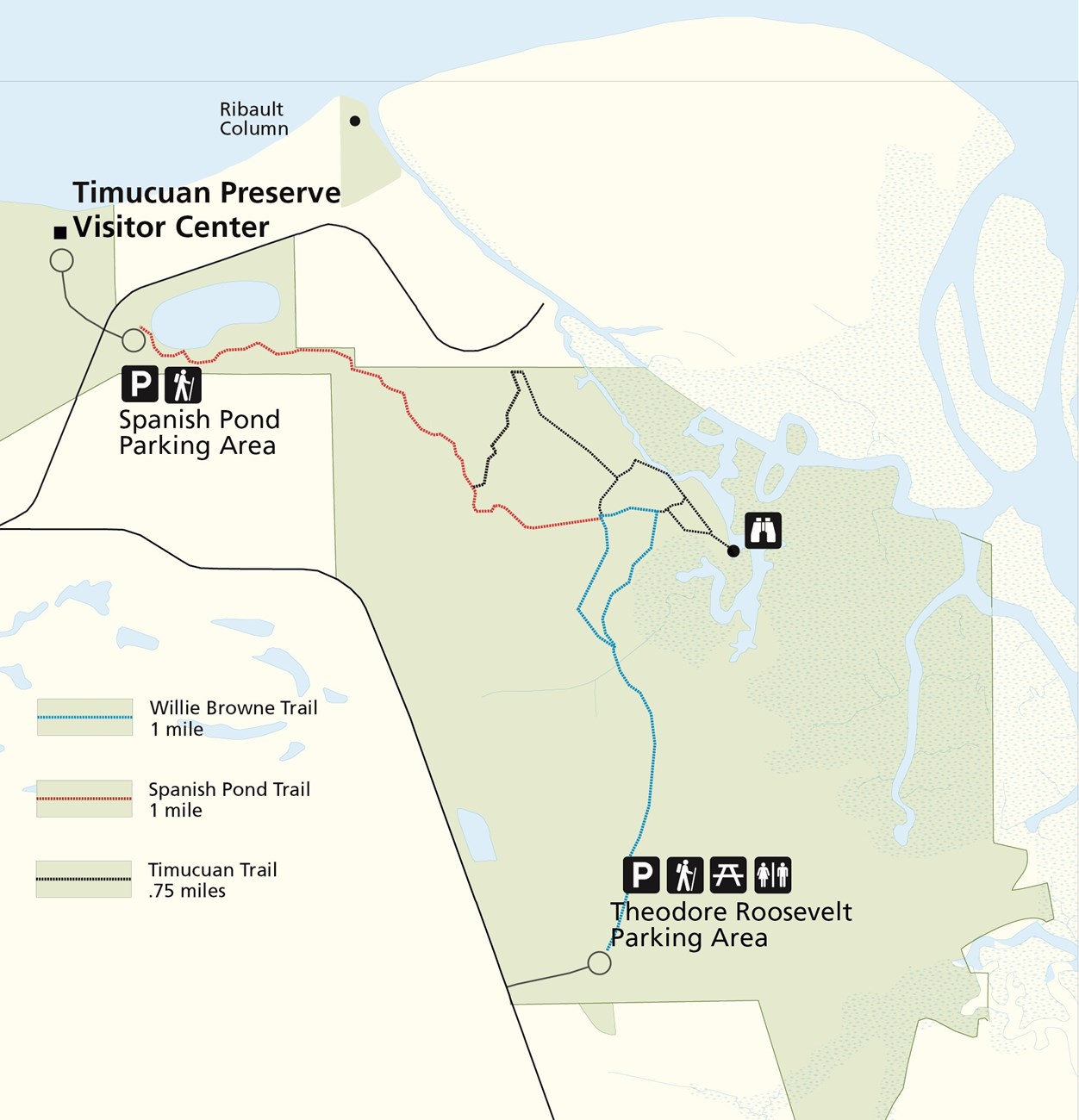 map of theodore roosevelt area for Accessible version see  Accessibility section