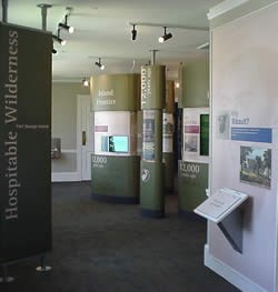 Exhibit area at Ribault Club