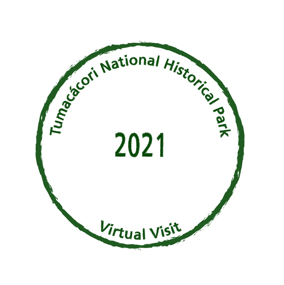 passport cancellation stamp, virtual visit, 2021, tumacácori