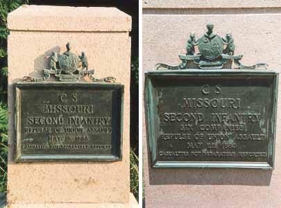 2d Missouri Infantry Assault Markers