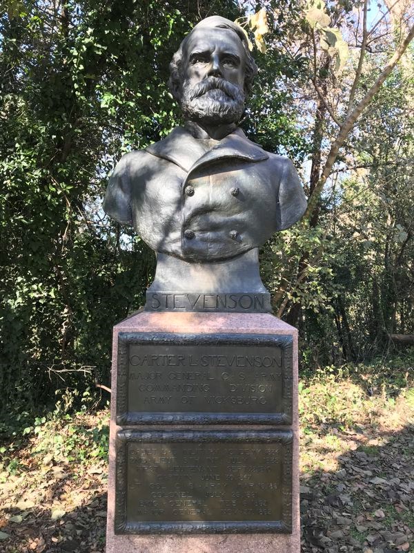 Bronze bust of Carter Stevenson