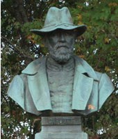 Bust of Confederate Brigadier General Isham W. Garrott
