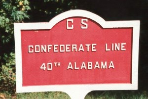 40th Alabama Infantry Tablet
