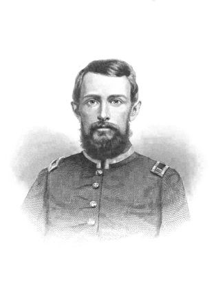 A black and white bust portrait of Joseph W Anderson in uniform