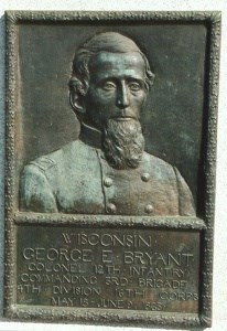 Col. George E. Bryant bronze relief portrait