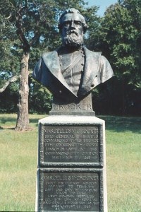 Brig. Gen. Marcellus M. Crocker, bronze bust