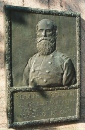Col. Adolph Engelmann, bronze relief portrait