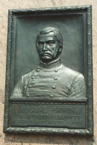 Col. Eugene Erwin, bronze relief portrait